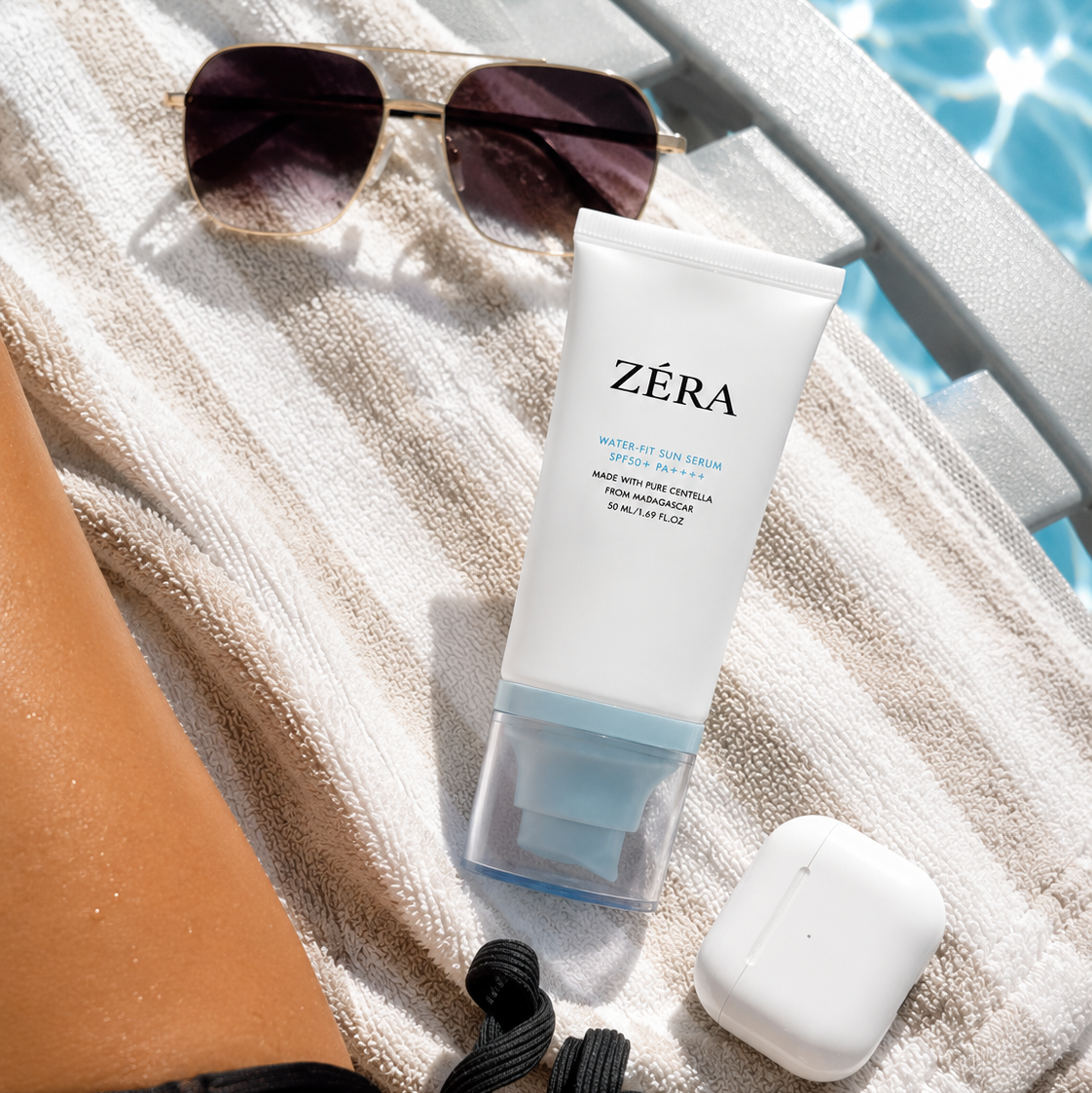 ZÉRA Korean Water-Based Sun Serum SPF50+ PA++++