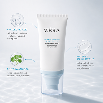 ZÉRA Korean Water-Based Sun Serum SPF50+ PA++++
