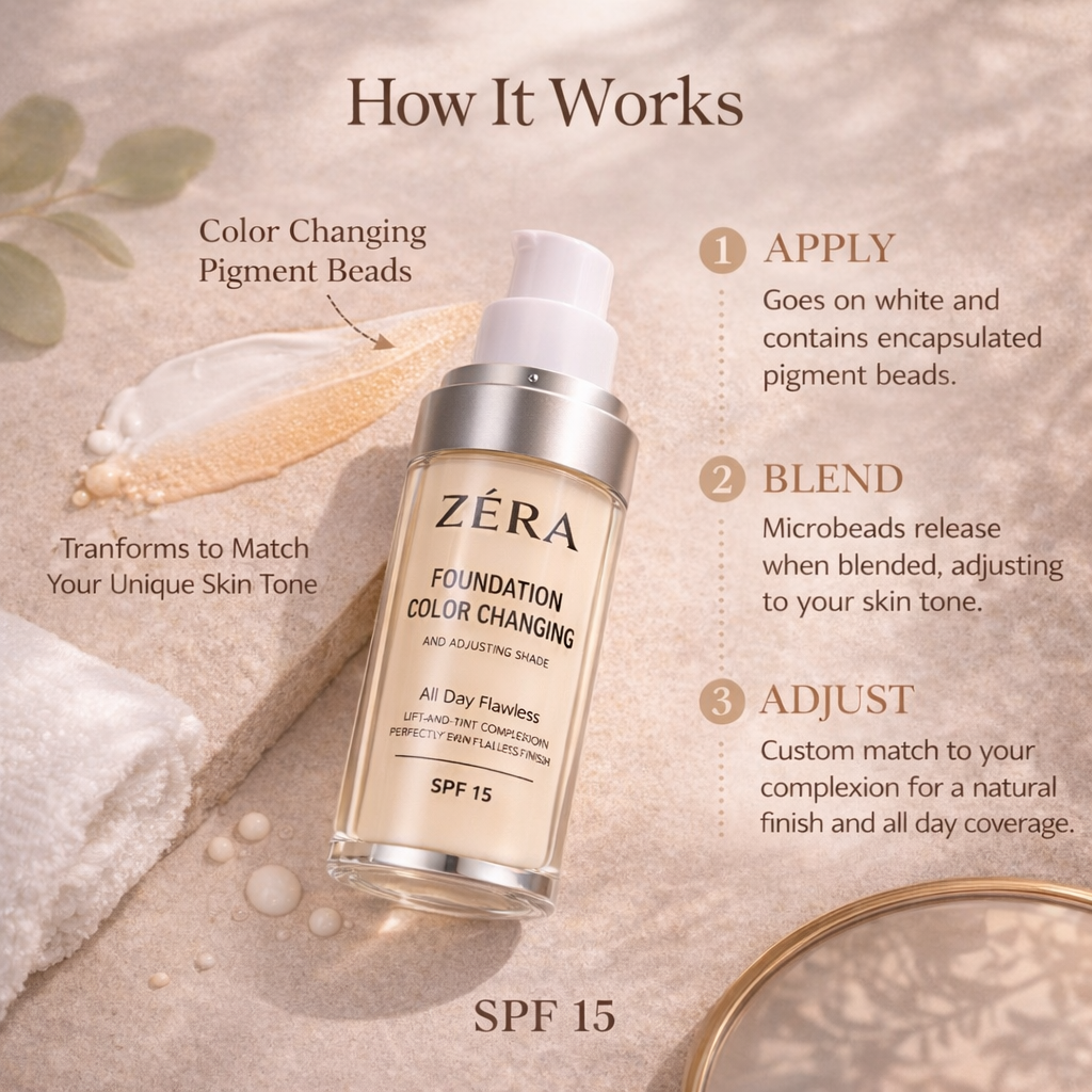 ZÉRA Color-Adapting Foundation SPF 15